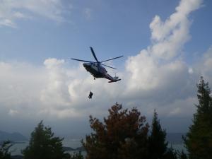ヘリ連携訓練5