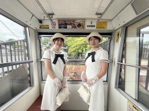 ロープウェイの中の写真